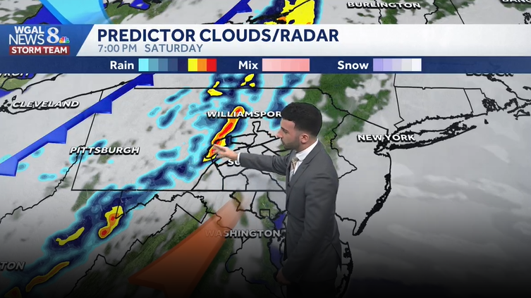 Cooler conditions today, rain chances go up this weekend in south-central Pennsylvania