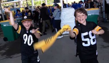 Pittsburgh packed with fans, chants and Tom Brady shade on Draft Day 1