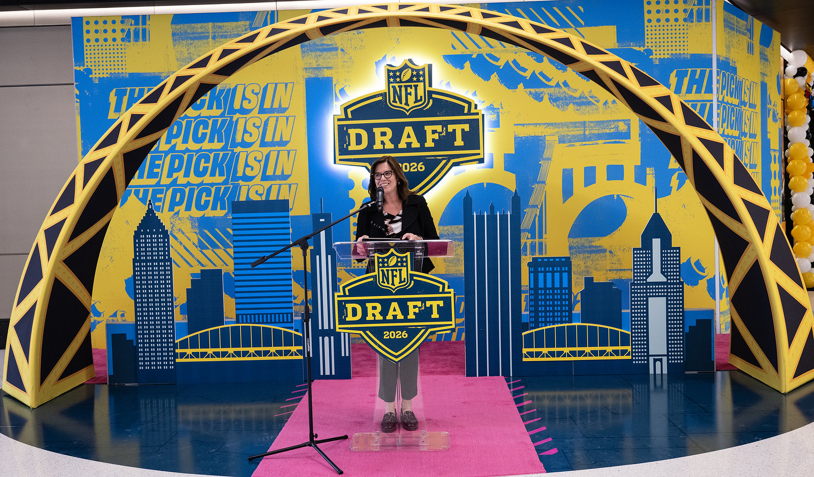 NFL Draft Ribbon Cutting
