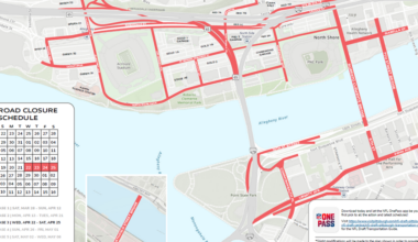 Map shows NFL draft road closures in Pittsburgh