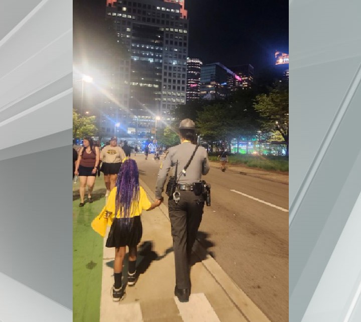 Pennsylvania State Police reunite girl with family after getting separated during NFL Draft