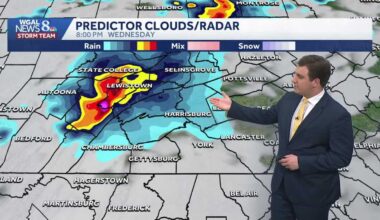 Near-Record Warmth Wednesday With Few Evening Storms Possible