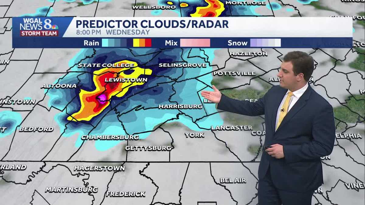 Near-Record Warmth Wednesday With Few Evening Storms Possible