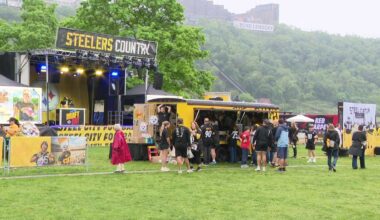 Football fans visit NFL Draft Experience in Pittsburgh