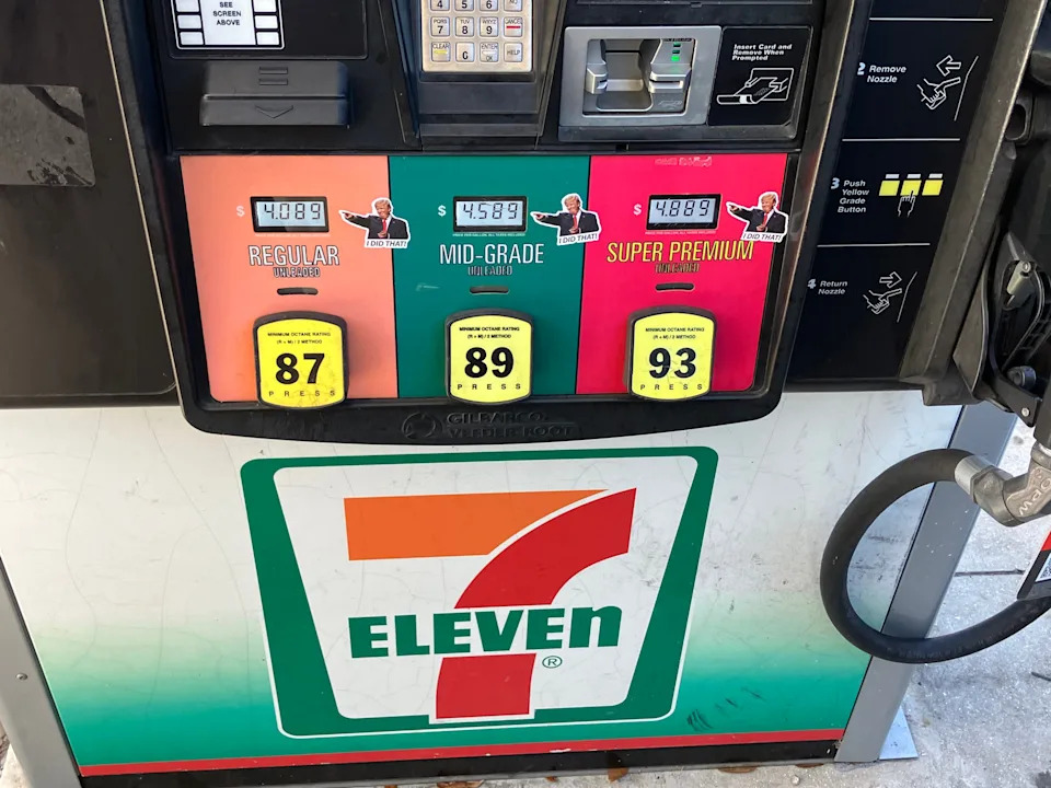 With record household goods costs in the wake of the past year's tariffs and other economic moves, North Naples, Florida gas pump prices remained well over $4 a gallon on April 22, 2026, nearly two months after President Trump initiated a sudden attack and war on Iran.
