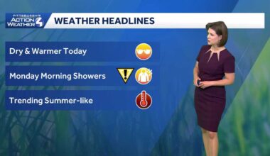 Warming up with shower chances this week