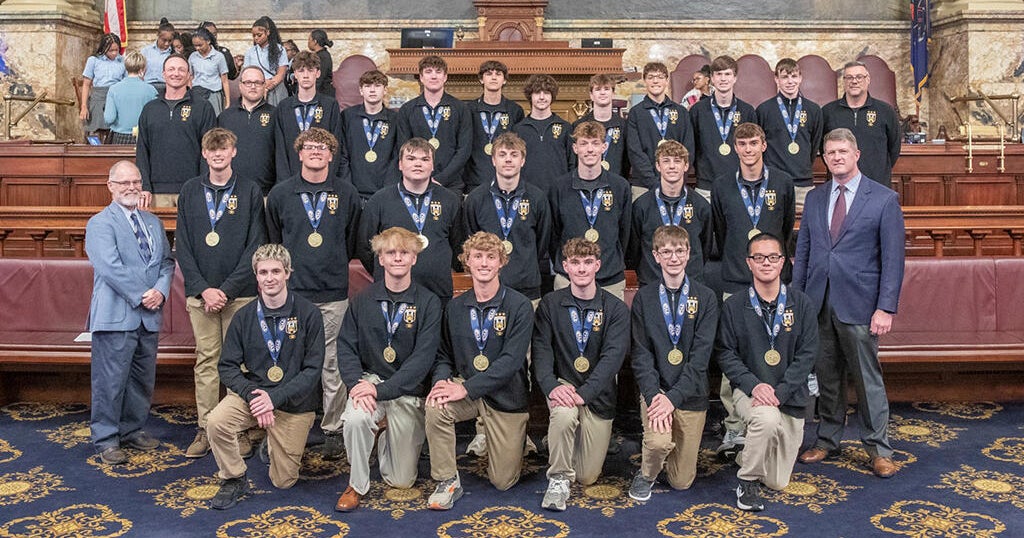 Bentworth soccer team recognized at Pennsylvania Capitol for undefeated season