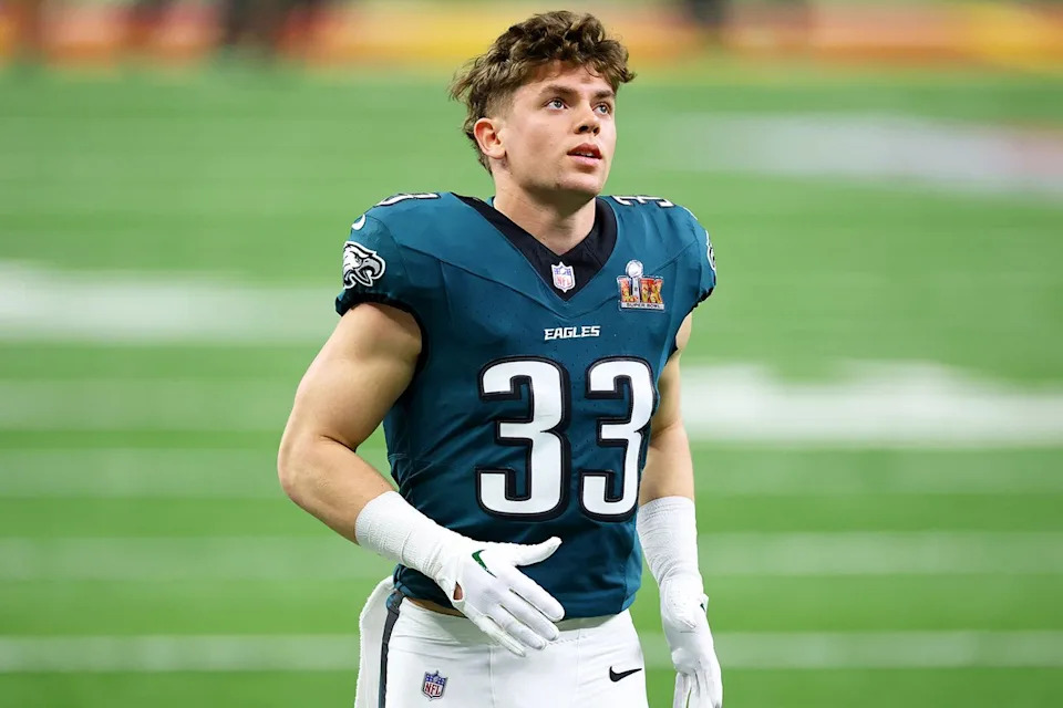 Cooper DeJean on Feb. 9, 2025Credit: Emilee Chinn/Getty