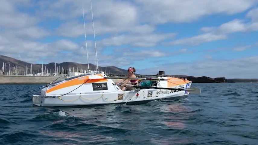 Bethlehem woman welcomed home after solo Atlantic row
