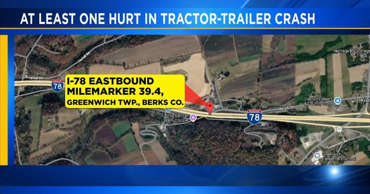 At least 1 taken to hospital after multi-tractor-trailer crash on I-78 | Berks Regional News