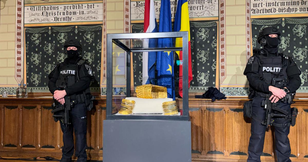 A priceless ancient golden helmet stolen from a Dutch museum is recovered | Ap-world