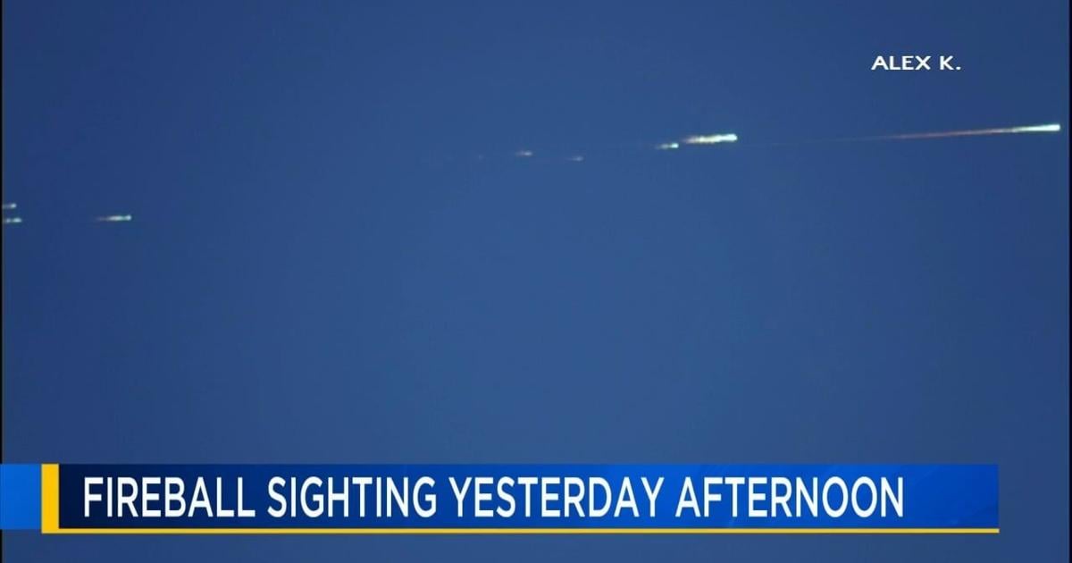 Fireball streaks across sky Tuesday afternoon | Pennsylvania News