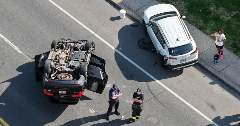 Multiple injuries reported in Bethlehem rollover crash | Bethlehem Area