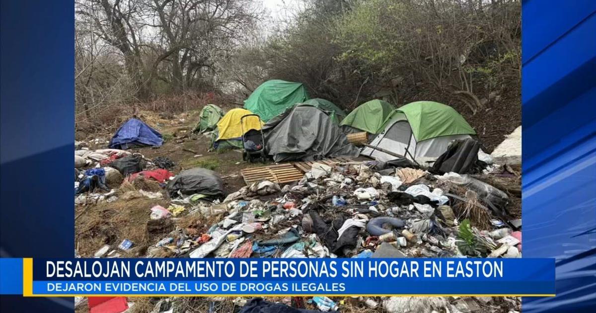 Desalojan campamento de personas sin hogar en Easton | Noticias