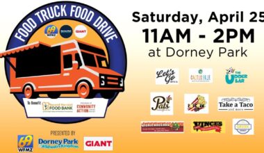 Volunteers prepare as Food Truck Food Drive targets 10,000 lbs. of donations | Nazareth Area