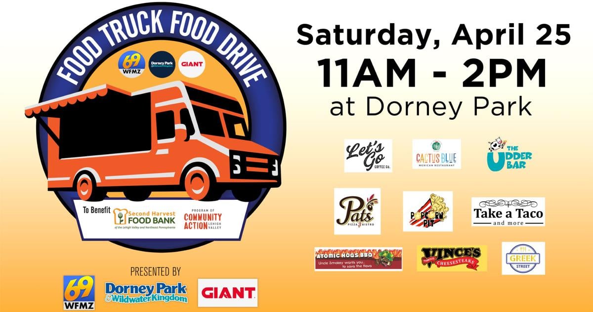 Volunteers prepare as Food Truck Food Drive targets 10,000 lbs. of donations | Nazareth Area