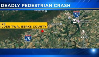 35-year-old man killed in pedestrian crash on I-78 in Berks County | Berks Regional News