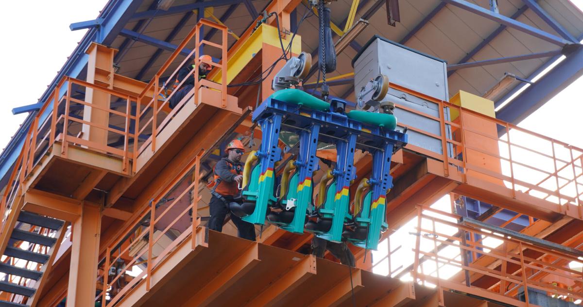 Back on track: Talon reassembled, as Dorney Park rolls towards Opening Day | Allentown Area
