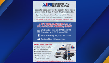 Aim Transportation Hosts Two-Day Hiring Event in Erie | News