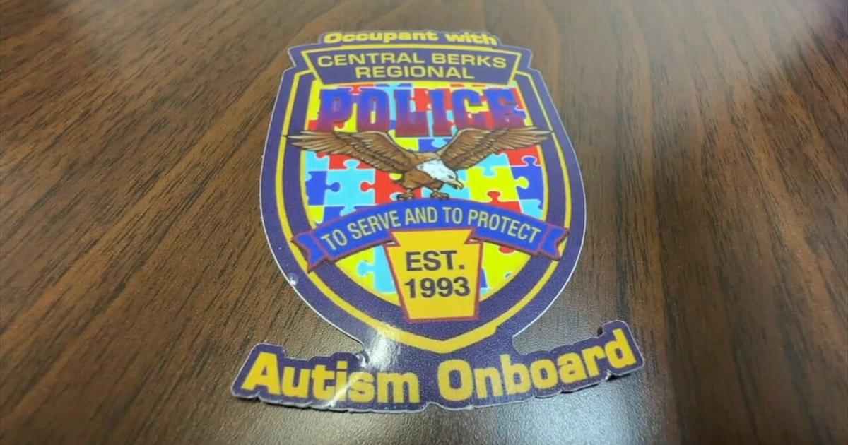 Central Berks Police adapt response for individuals with autism using stickers as visible indicators | Berks Regional News