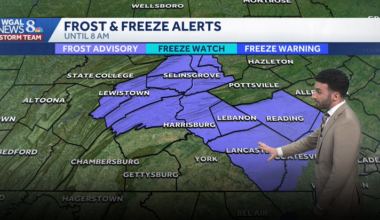 Pleasant & seasonable weekend; summerlike warmth in store for next week across south-central Pennsylvania
