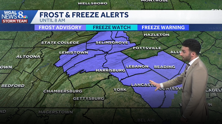 Pleasant & seasonable weekend; summerlike warmth in store for next week across south-central Pennsylvania