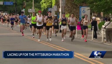 Lacing up for the Pittsburgh Marathon