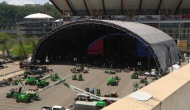 Behind the scene as Pittsburgh transforms for the NFL draft