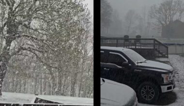 Snow makes unwanted April return in Western Pennsylvania
