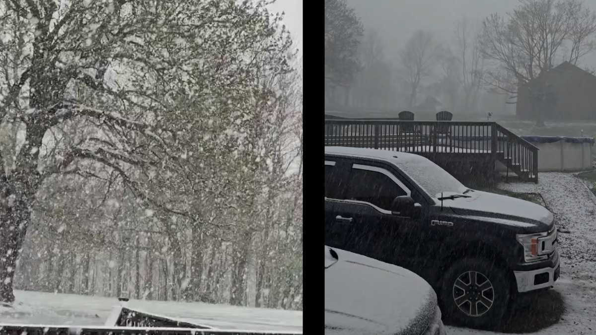 Snow makes unwanted April return in Western Pennsylvania