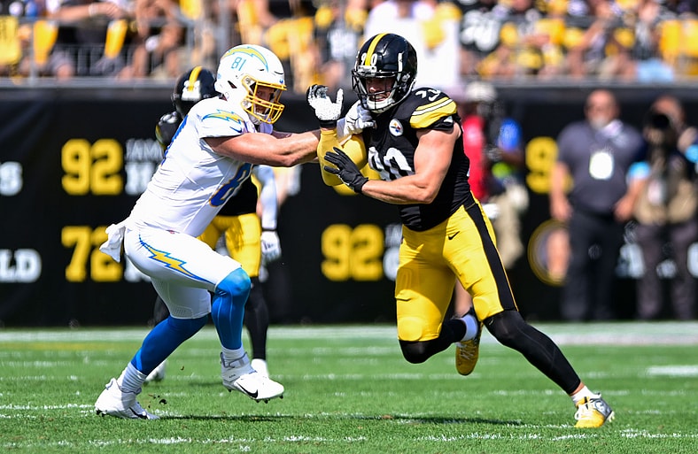 Pittsburgh Steelers Los Angeles Chargers Will Dissly T.J. Watt
