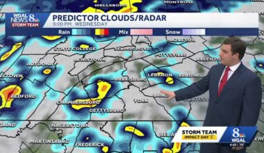 Scattered Strong Evening Thunderstorms In South Central PA
