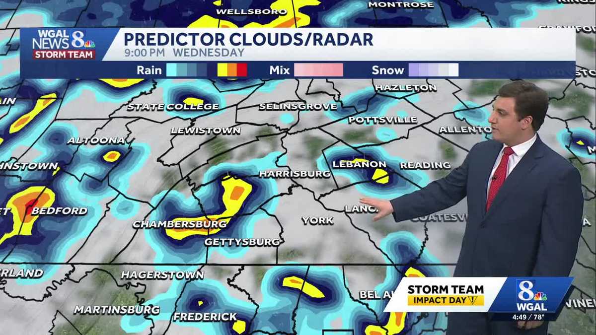 Scattered Strong Evening Thunderstorms In South Central PA