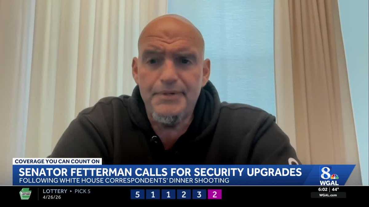 Pennsylvania senators, Fetterman and McCormick, react to White House Correspondents' Dinner shooting