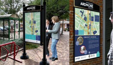 Lower Merion committee recommends approval of new wayfinding signs in Ardmore.