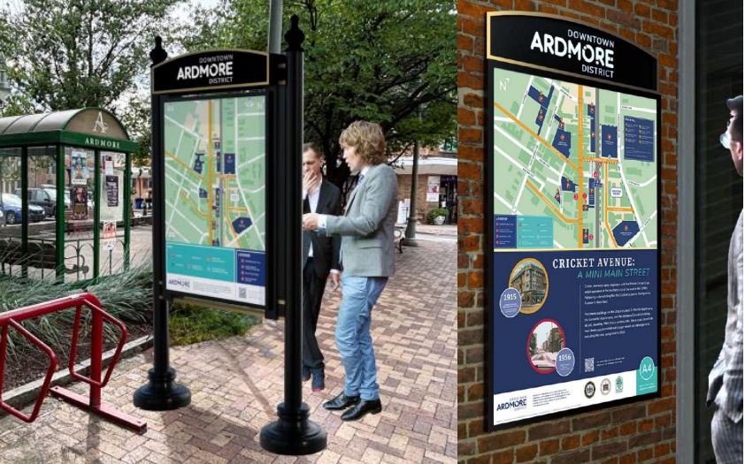 Lower Merion committee recommends approval of new wayfinding signs in Ardmore.