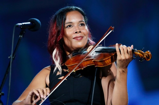 Rhiannon Giddens will be at Philadelphia's Miller Theater. (Associated Press)