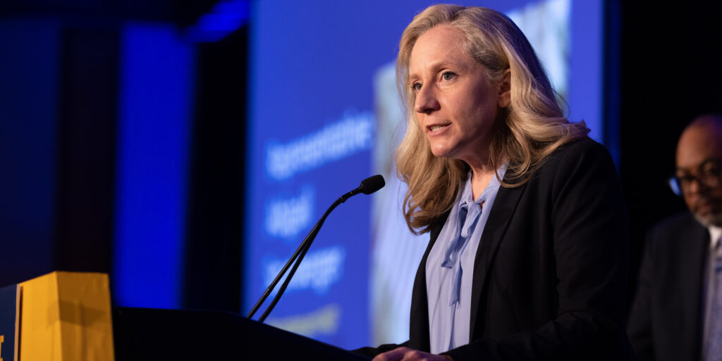 Virginia Governor Abigail Spanberger - Photo by AFGE via Flickr