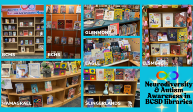 collage of library photos