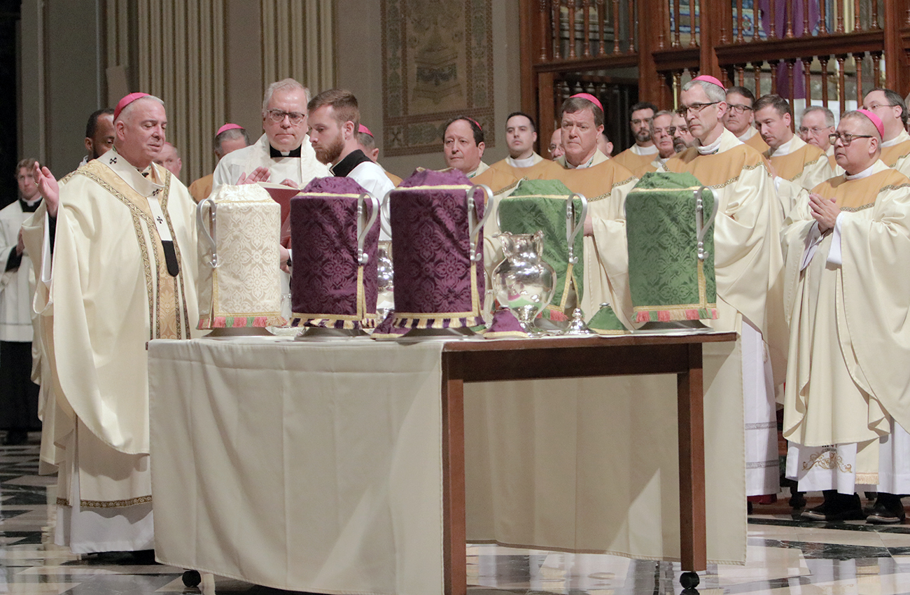 Chrism Mass at the Cathedral Basilica