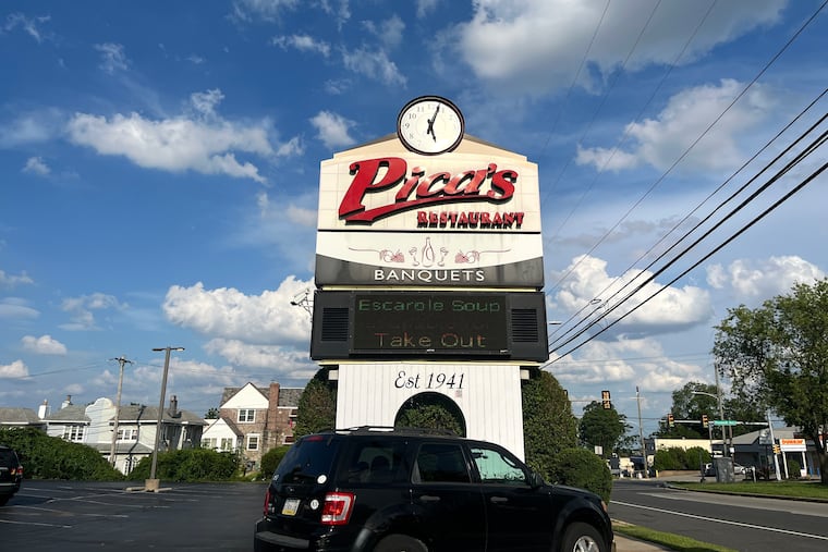 Pica's Restaurant has been in Upper Darby since 1956, but it was the second location for Frank Pica Sr., who opened Frank's Pizzeria in West Philadelphia in 1941.