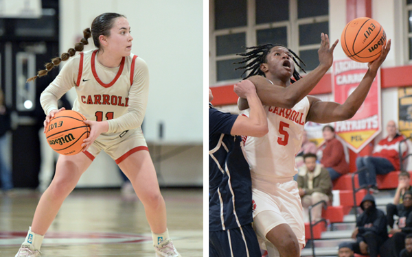 Lawrence gives Carroll girls boost past Bensalem; Williams lights out for Carroll boys