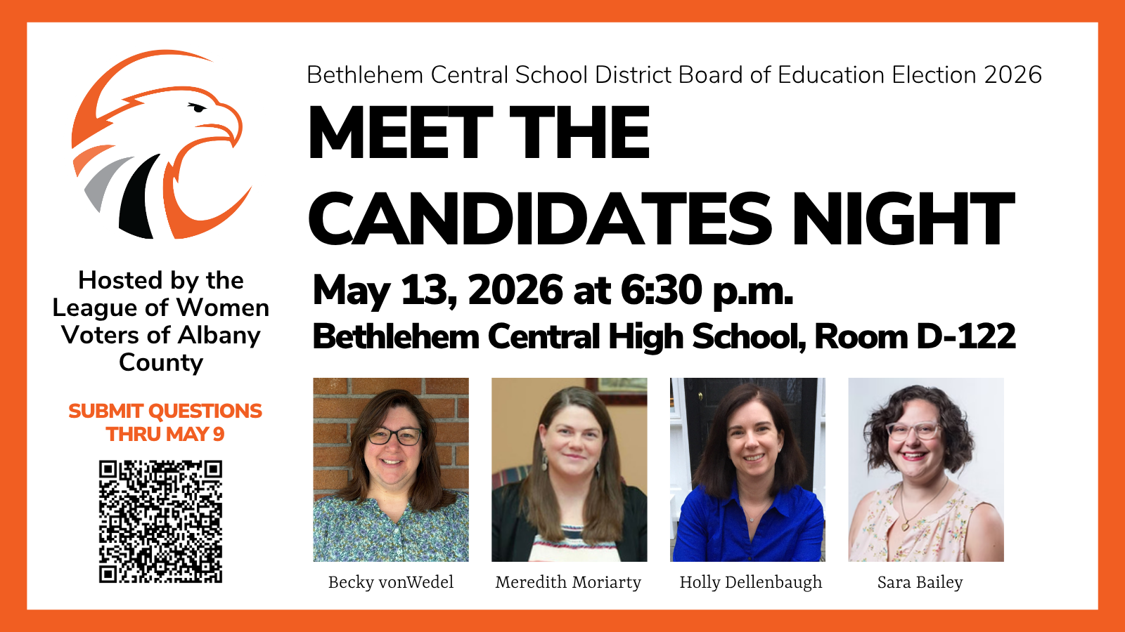 Meet the Candidates Night is May 13