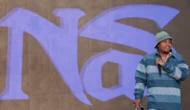 Nas during the Roots Picnic Philadelphia at The Mann in Fairmount Park on Saturday, June 1, 2024. The New York 'Illmatic' rapper with headline the first ever  The Roots Picnic London in August.