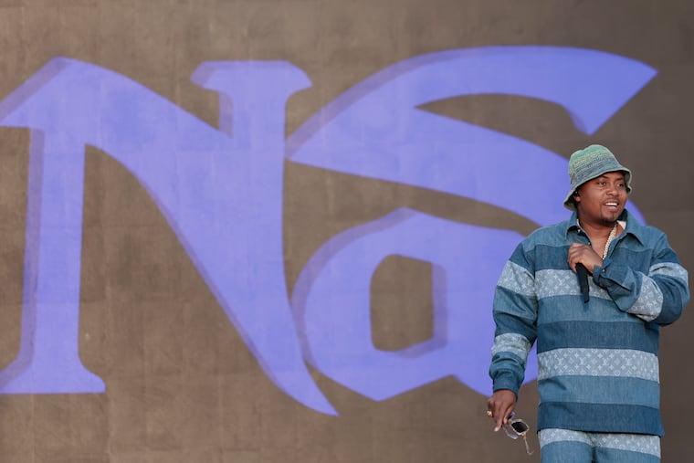 Nas during the Roots Picnic Philadelphia at The Mann in Fairmount Park on Saturday, June 1, 2024. The New York 'Illmatic' rapper with headline the first ever  The Roots Picnic London in August.