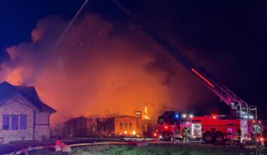 Fire displaces family, destroys home near Erie