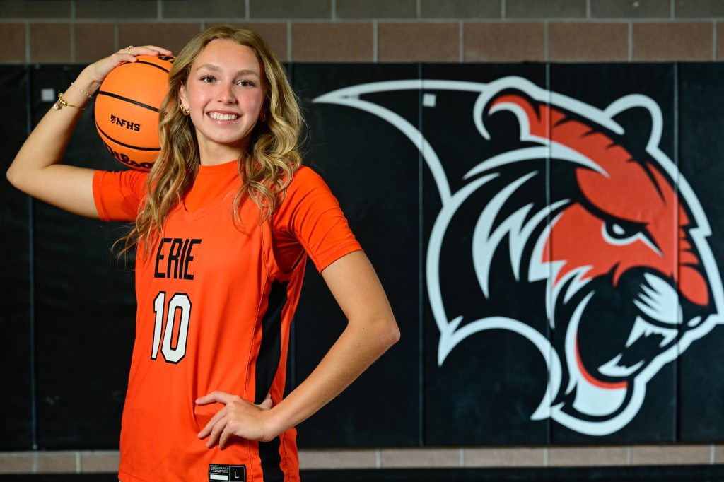 Juliet Slater from Erie was the best girls basketball player in the Longmont area.