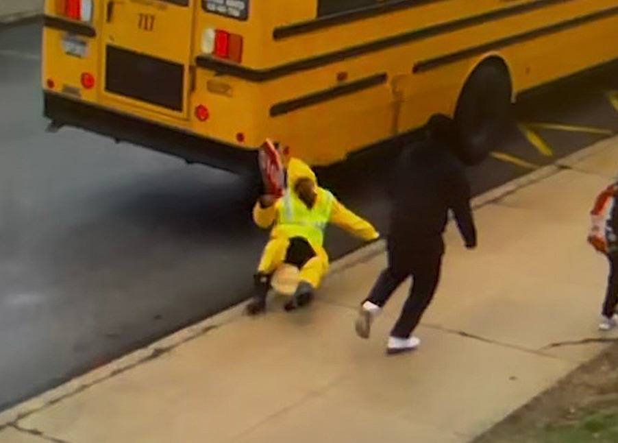 Man accused of knocking out crossing guard held on nearly all charges