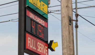 Gas prices in Pennsylvania are down again this week