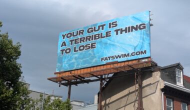 Emma Copley Eisenberg's billboard on I-95 promotes new book 'Fat Swim'